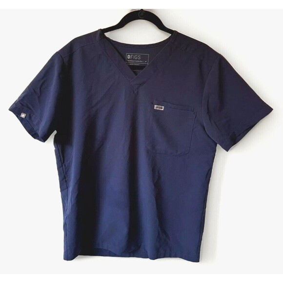 Figs Scrubs Technical Collection Medium Short Sleeve Stretch‎ V-Neck - Picture 1 of 10